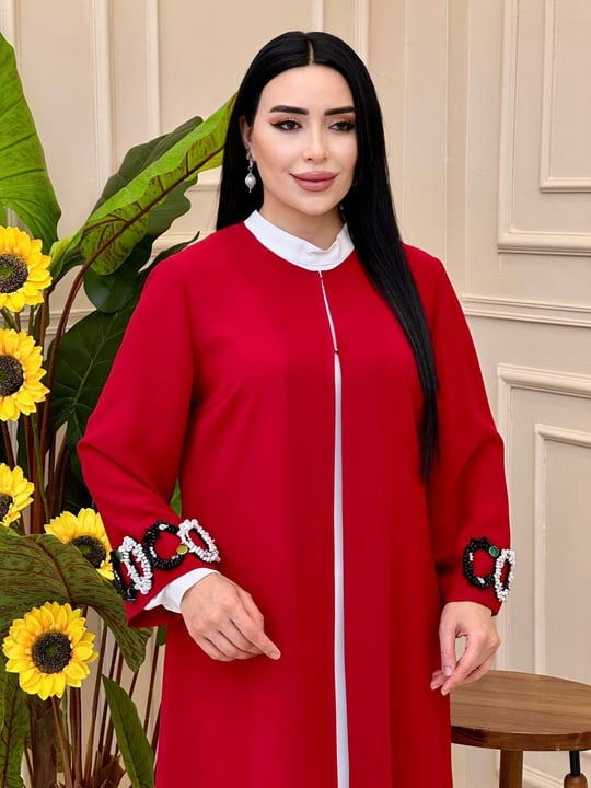 Kol Halka İşleme Üçlü Takım 8017 T025 Kırmızı