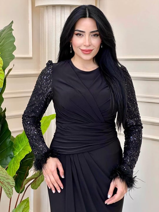 Kol Payet Sandy Abiye 01205 t-024 Siyah