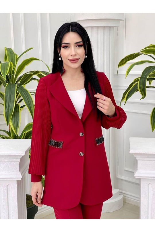 Kolu Piliseli Takım 5723 Kırmızı