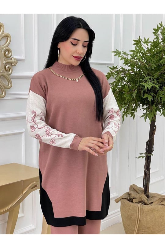 Kolyeli Triko Takım 9333 Purdra