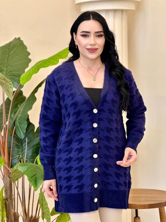 Korman Angora Detaylı Hırka 140449 T-25 Lacivert