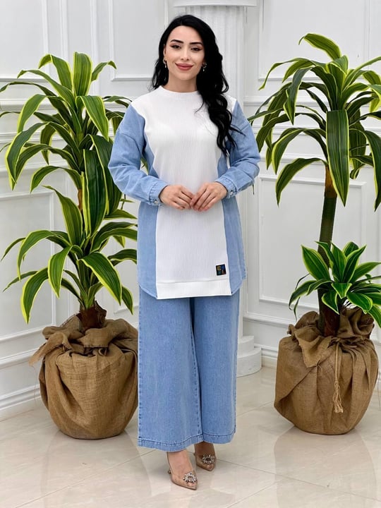 Kot Geçişli Spor Tunik 17807 T-24 Ekru