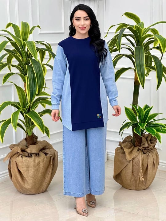 Kot Geçişli Spor Tunik 17807 T-24 Lacivert