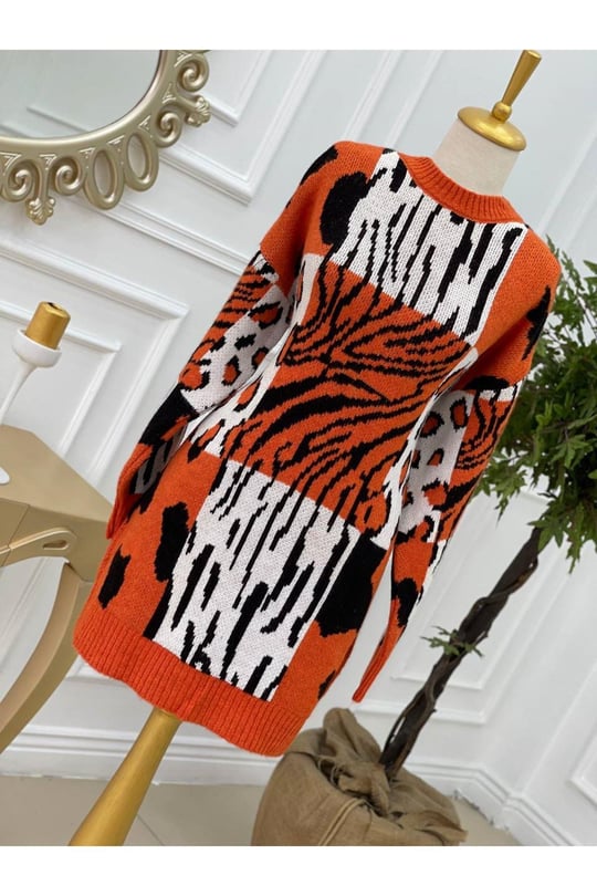 Leopar Yumoş Kazak 7361 Turuncu