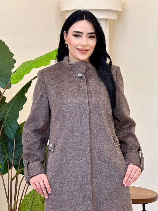 Manşet Apolet Kasha Manto 8269 T-25 Kahverengi