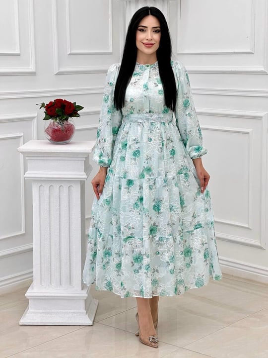 Miss İndigo Elbise 1324 T-24 Yeşil