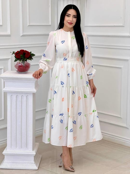 Missindigo Elbise 1325 T-24 Yeşil
