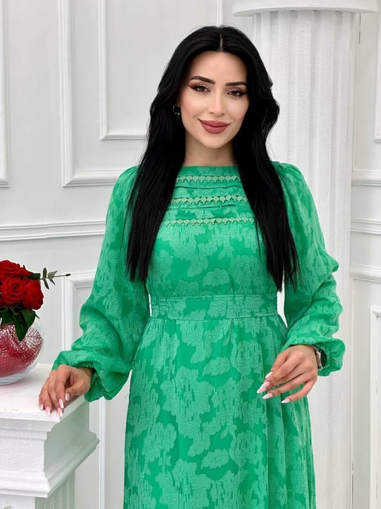 Missindigo Elbise 1333 T-24 Yeşil