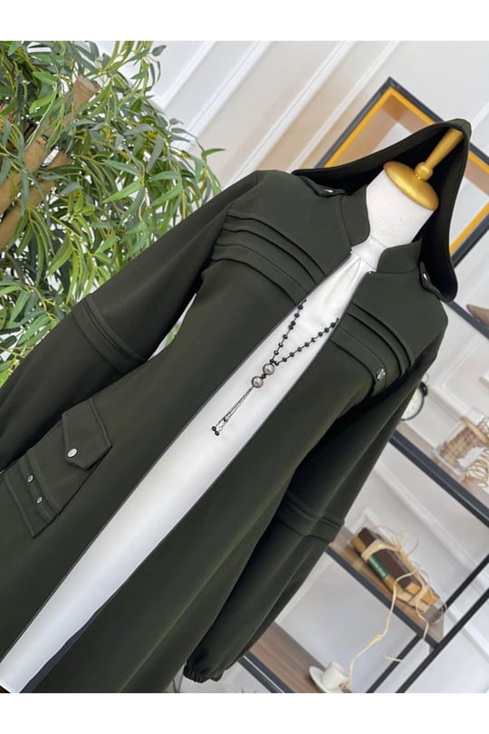 Nervürlü Armalı Kap 1074 Haki