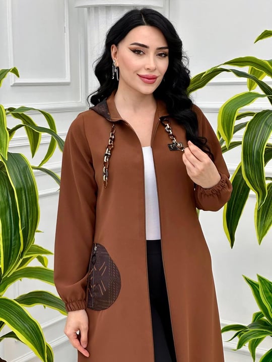Önü Zincirli Giy Çık Kap 5029 T-24 Taba