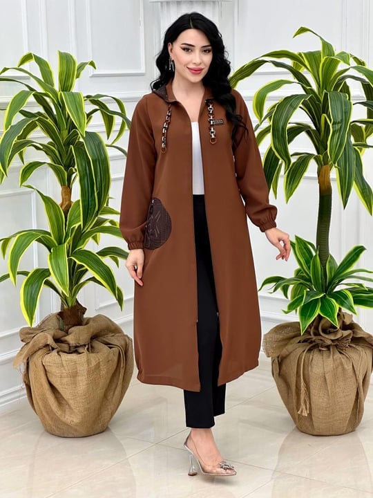 Önü Zincirli Giy Çık Kap 5029 T-24 Taba