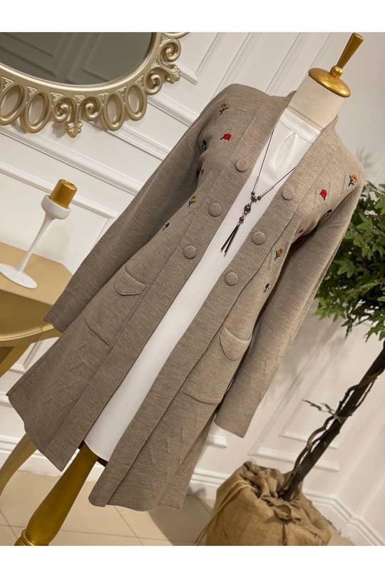 Papatya Desen Hırka 156 Taş