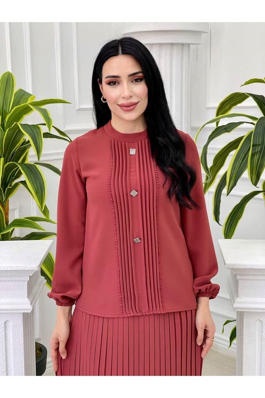 Pile Detay Etekli Takım 1214 Kiremit