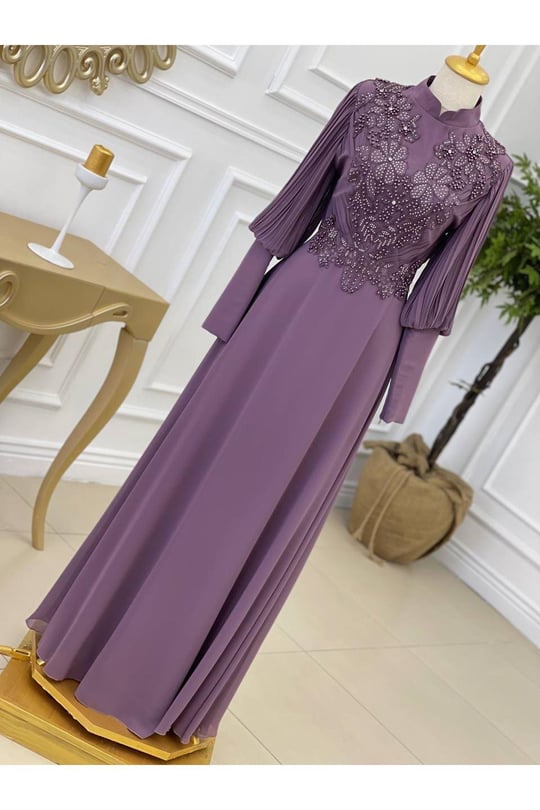Pilise Kol Abiye 3077 Leylak