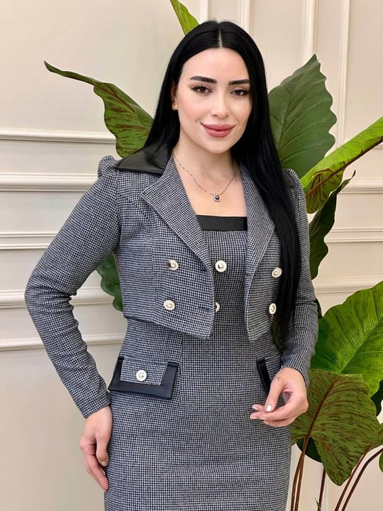 Pötü Kare Salopet Elbise 7004 t-24 Siyah