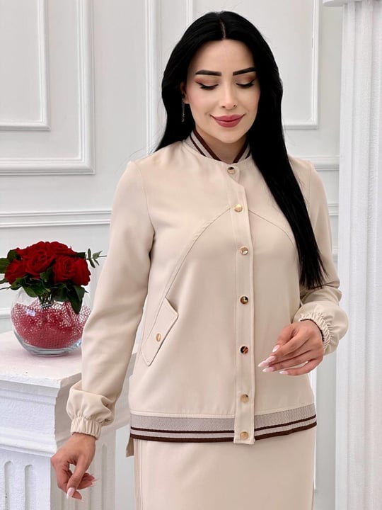 Ribanalı Spor Etekli Takım 24tk50 t24 Bej