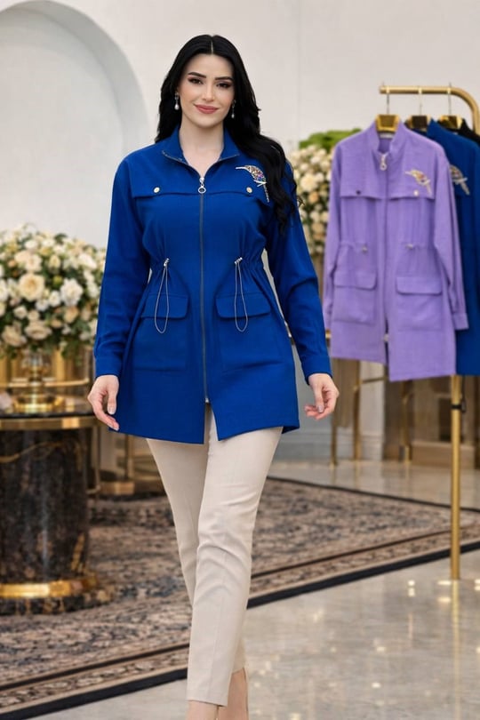 Serçe İşleme Çilek Giy-Çık 1079 T-26 İndigo