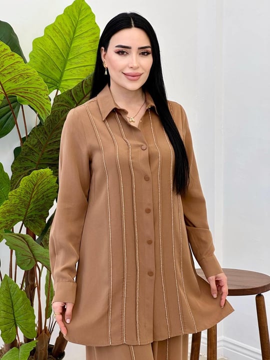 Şerit Taş Spor İkili Takım 7435 t025 Taba