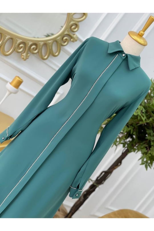 Şerit Taş Tunik 637 Yeşil