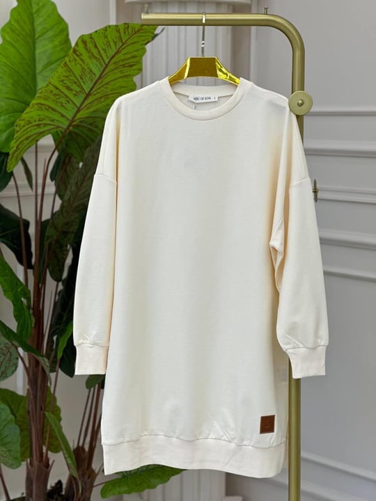 Soul İki İplik Sweat 30644 t-24 Ekru