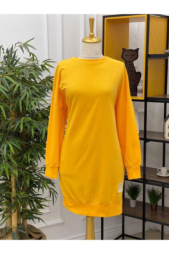 Soul Oversize Tunik 163-Sarı