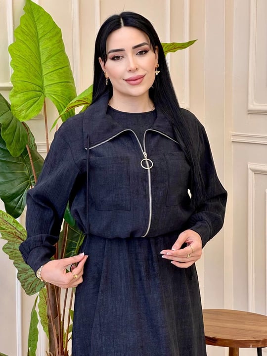 Spor Elbiseli Takım 12599 t0-025 Siyah