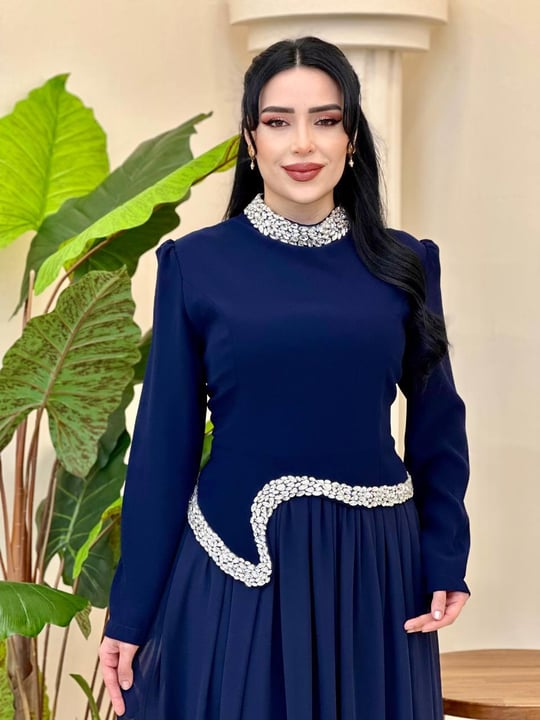Takım Görünümlü Suzanna Elbise 1152 T-26 Lacivert