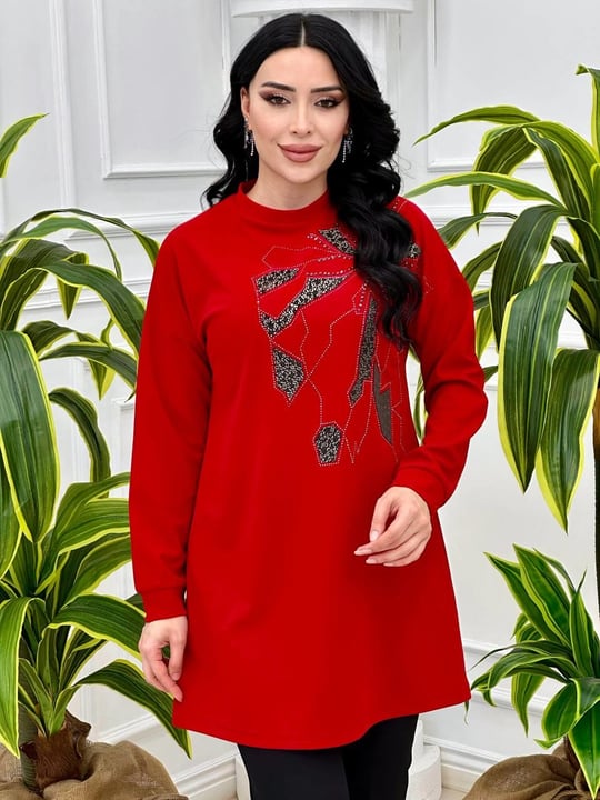 Taş İşleme Tunik 870 T-24 Kırmızı