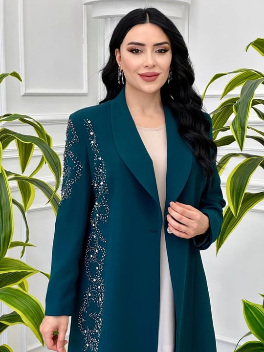 Tek Taraf İşleme Üçlü Takım 4111 T-24 Zümrüt Yeşil