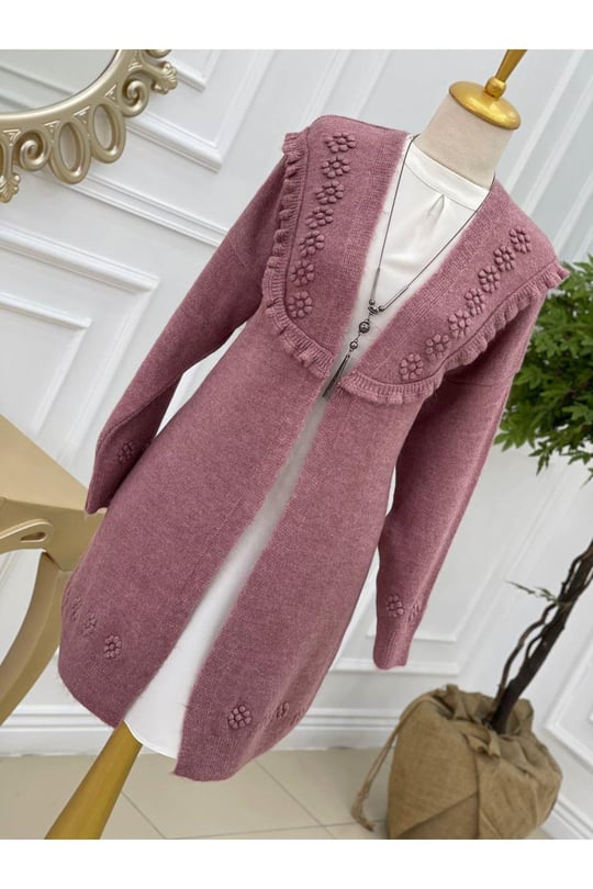 Tomurcuk Yumoş Hırka 7136 Purdra