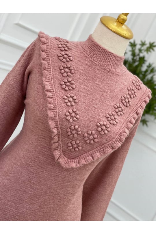 Tomurcuk Yumoş Tunik 7094 pembe