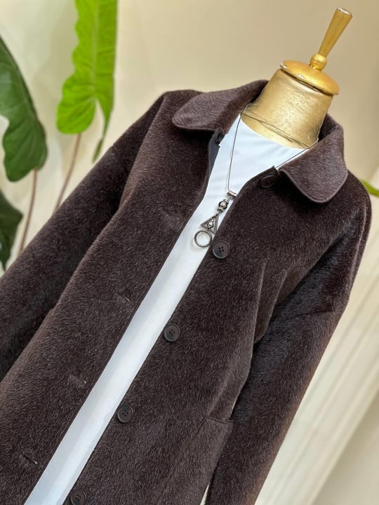 Torba Cep Bebe Yaka Angora Kaban 15220 T-25 Kahverengi