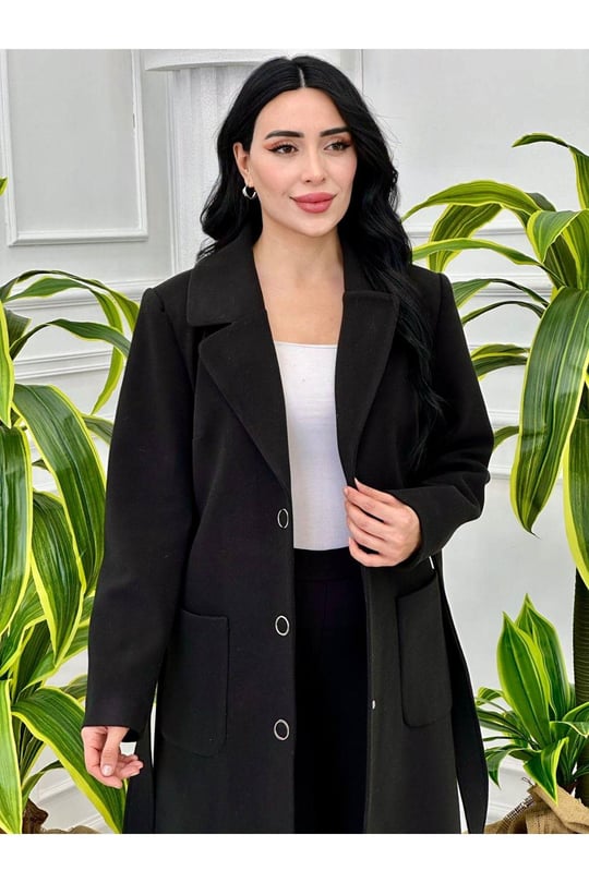 Torba Cep Kaşe Kaban 7355 Siyah