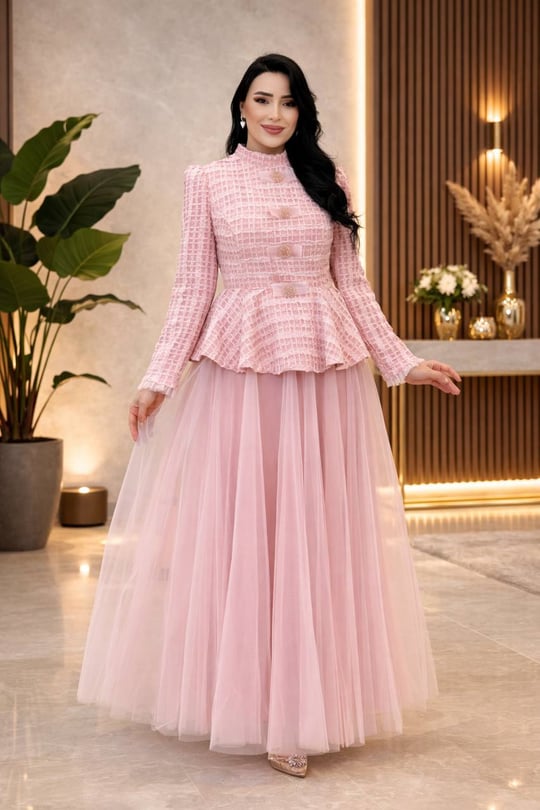 Tü Tü Etek Cici Abiye 126 T-26 pembe