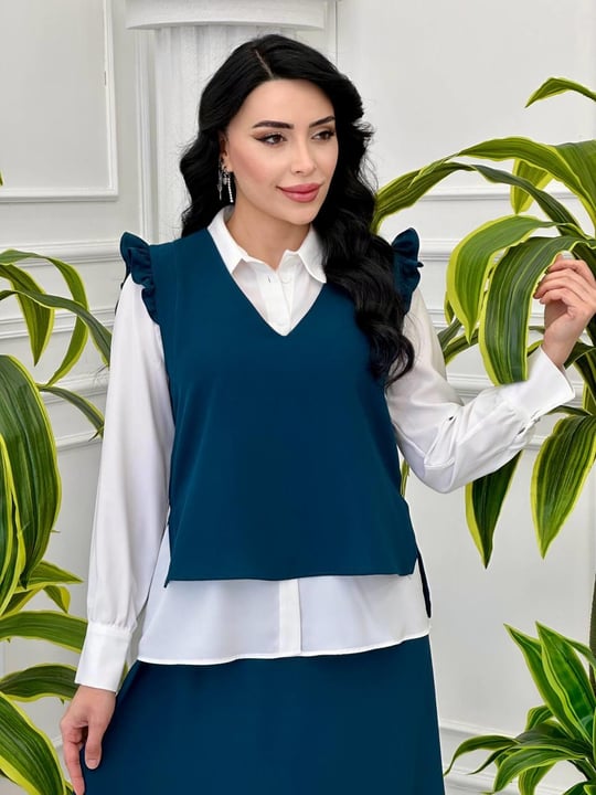 Üçlü Etekli Takım 2434 t-24 Yeşil