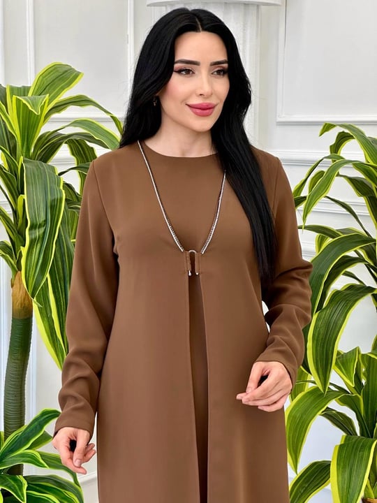 Üçlü Görünümlü İkili Takım 4180 t-24 Kahverengi