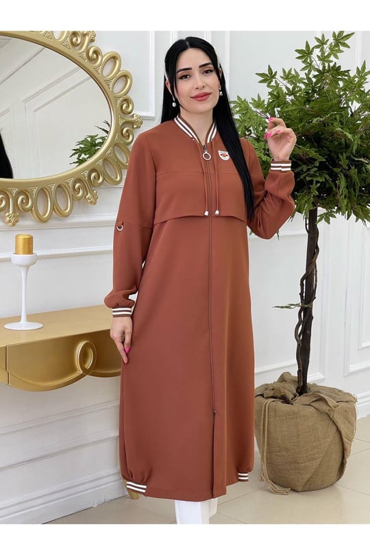 Yaka Ribanalı kap 2095 Taba