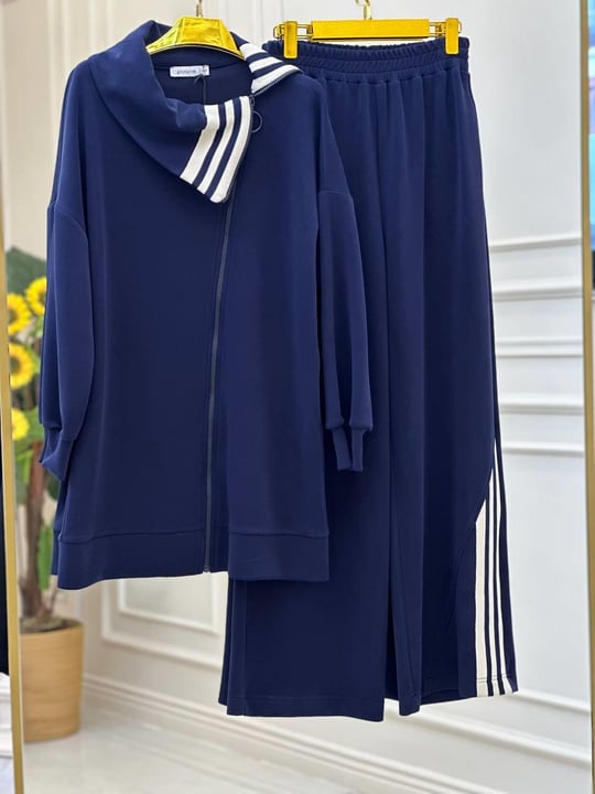 Yan Fermuar Spor Takım 14292 t025 Siyah