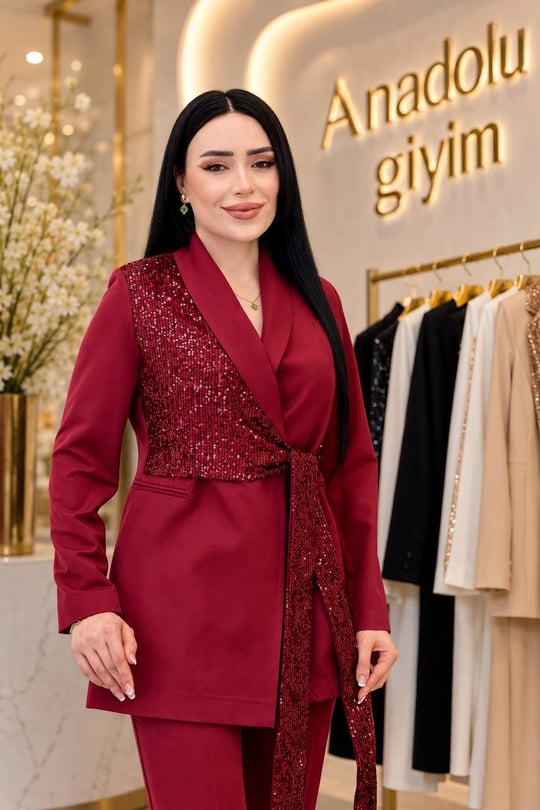 Yan Payet Bağlama Takım 740 T-26 Bordo