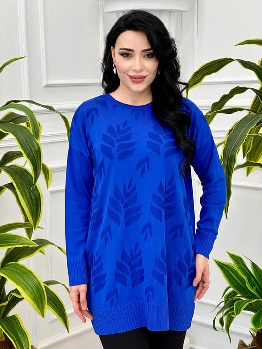 Yaprak Desen Tunik 140131 T-24 Saks