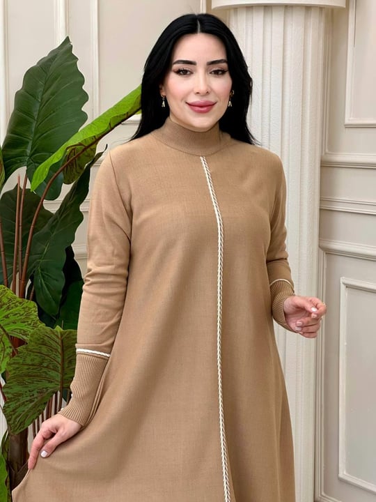 Yığma Desen Panço Tunik 5865 T-24 Bisküvi