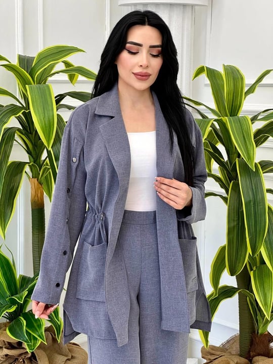 Zımba Detay Spor İkili Takım 4115 t-24 İndigo Mavi