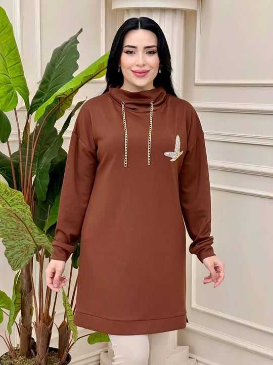 Zincir Detay Oyso Spor Tunik 990 t-24 Kahverengi