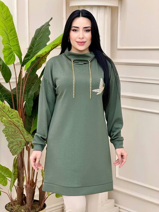 Zincir Detay Oyso Spor Tunik 990 t-24 Haki