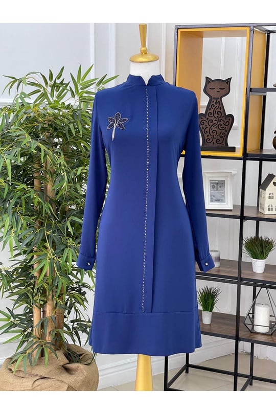 Zincir Yapraklı Tunik 742 Saks