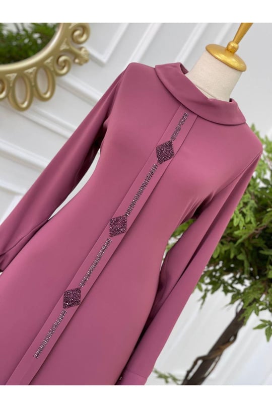Baklava Taş Tunik 579-Rose