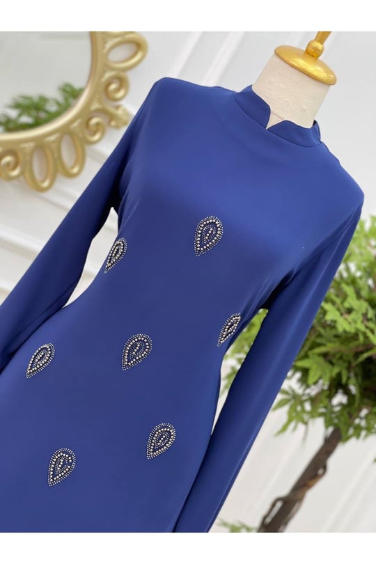 Damla Taş Tunik 585-Saks