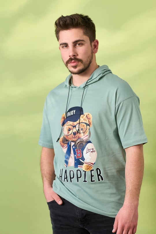Dnz Tshirt 1030-Mint yeşili