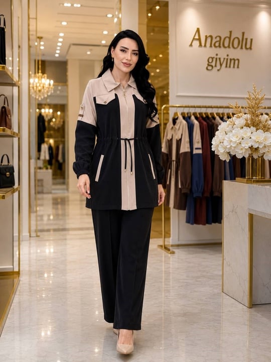 Geçişli Spor Takım 2318 T-26 Siyah