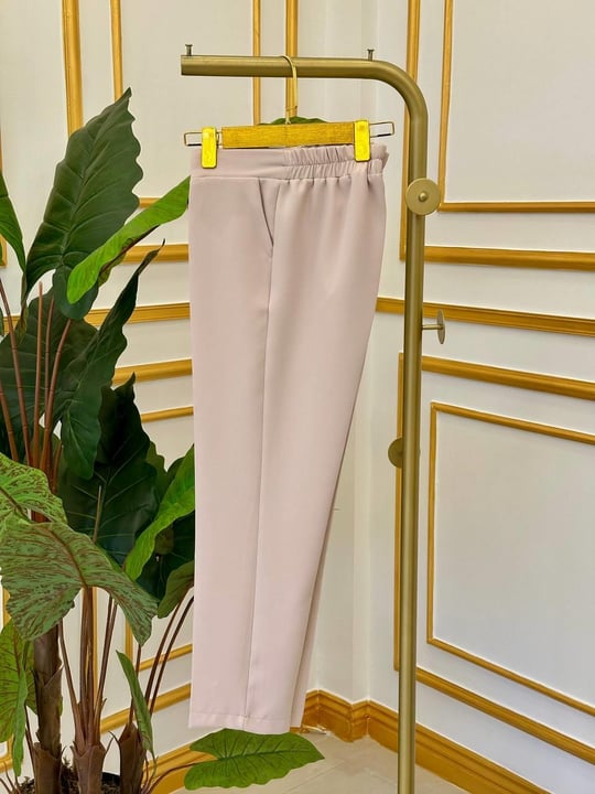 Lastikli Pantolon 7047 Bej
